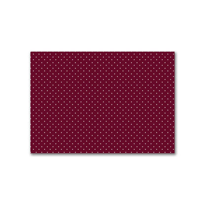 Cotton Canvas Fabric with Off-White Diamonds on Burgundy Red, FACC-1281-102