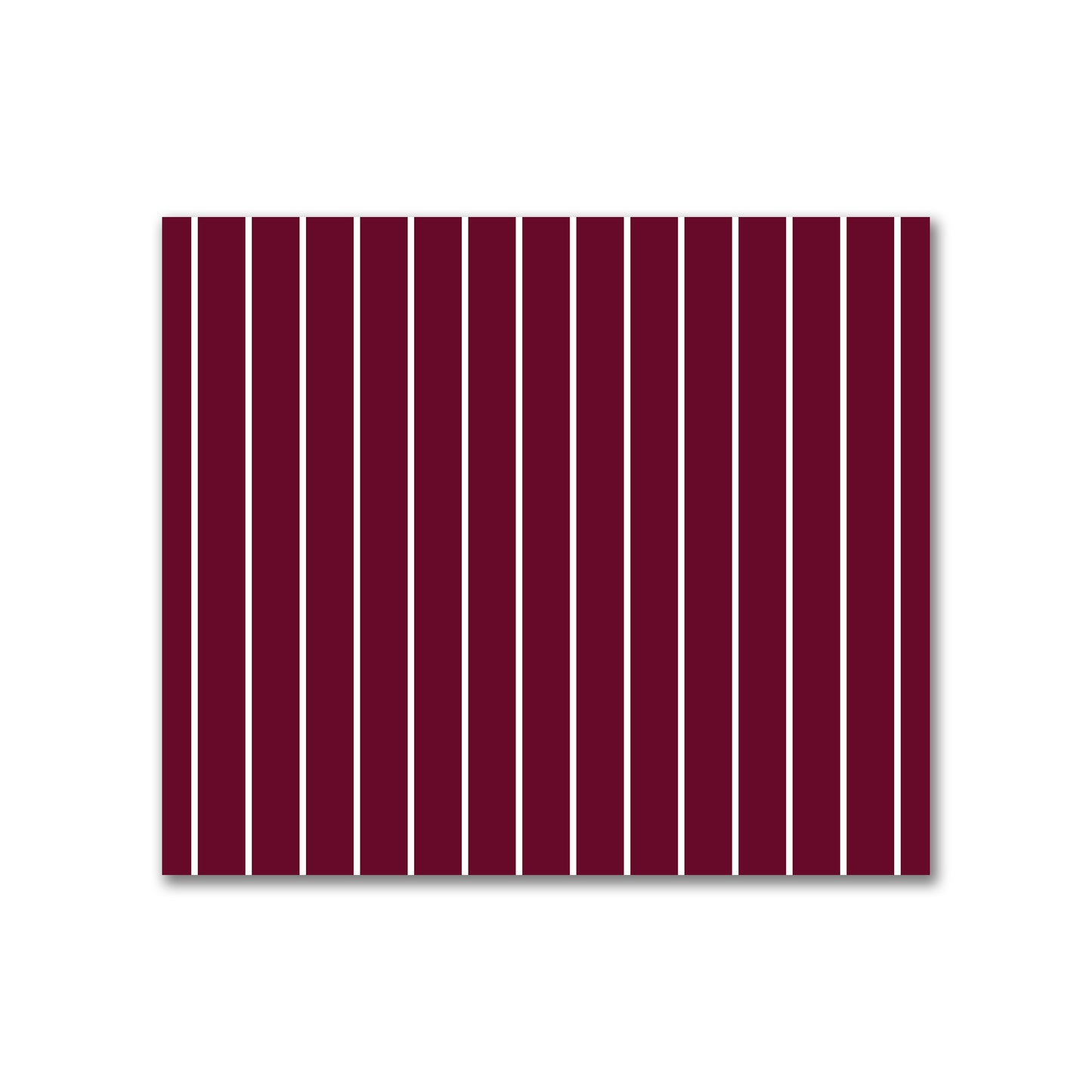 Cotton Canvas Fabric with Fine Off-White Stripes on Burgundy Red, FACC-1281-152