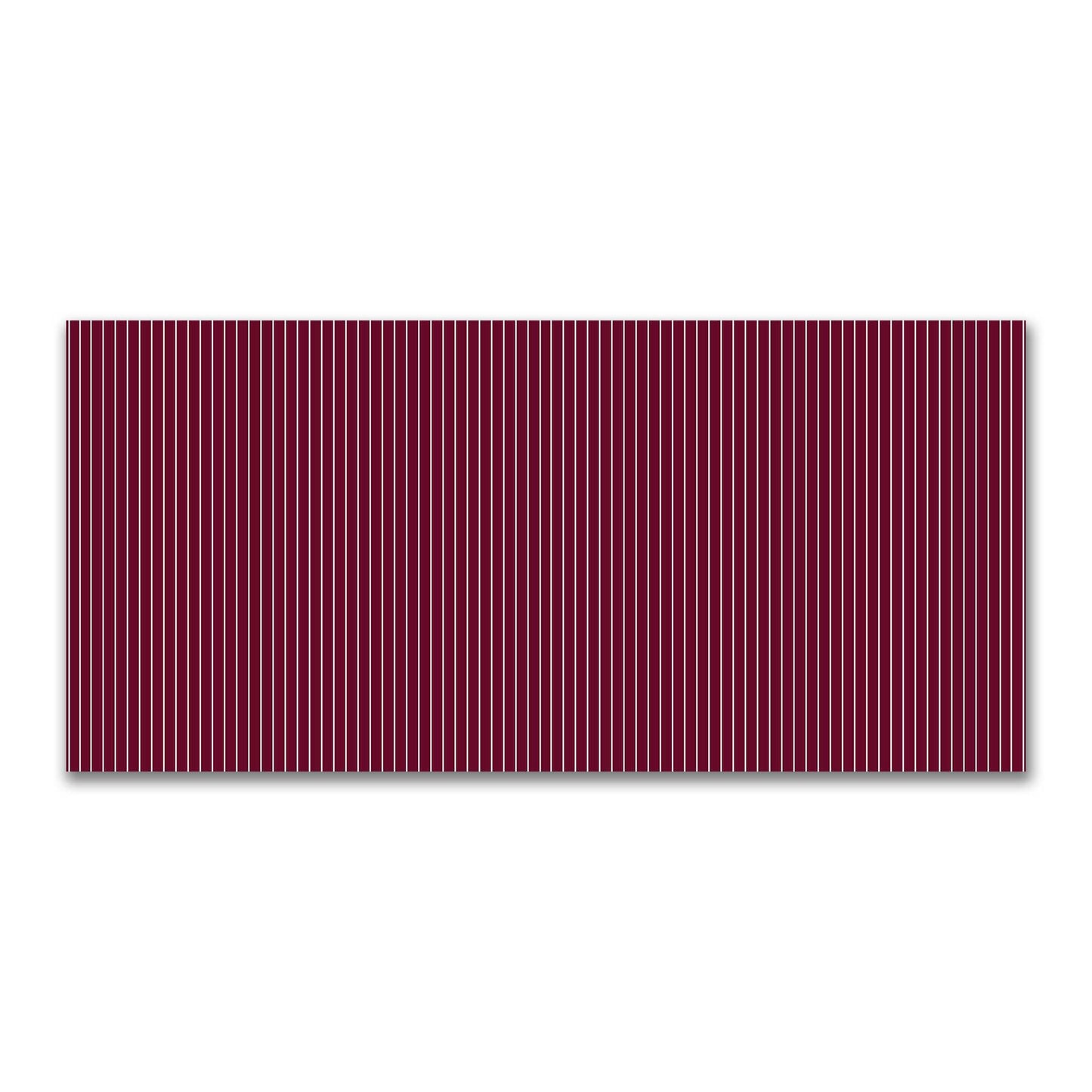 Cotton Canvas Fabric with Fine Off-White Stripes on Burgundy Red, FACC-1281-152