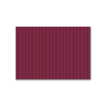 Cotton Canvas Fabric with Fine Off-White Stripes on Burgundy Red, FACC-1281-152