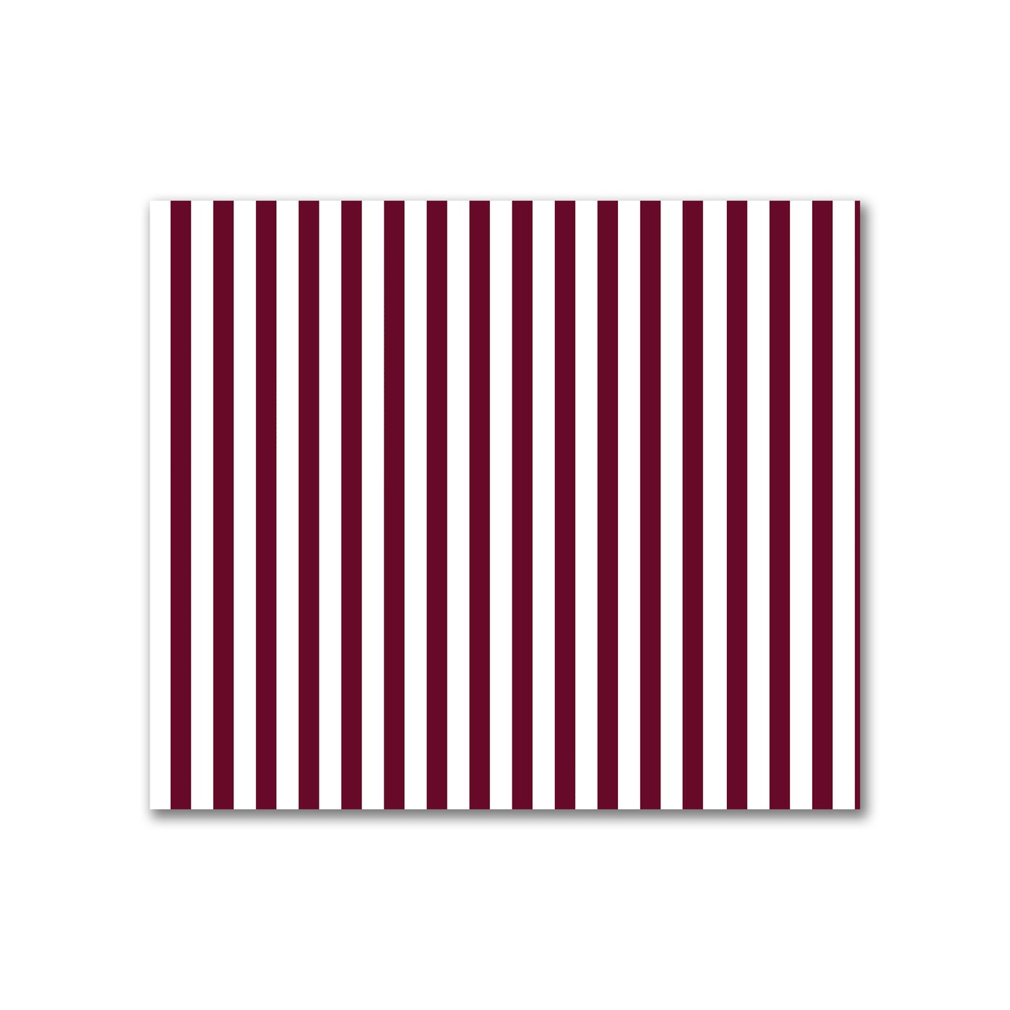 Off-White Cotton Canvas Fabric with Thin Burgundy Red Bars, FACC-1281-241