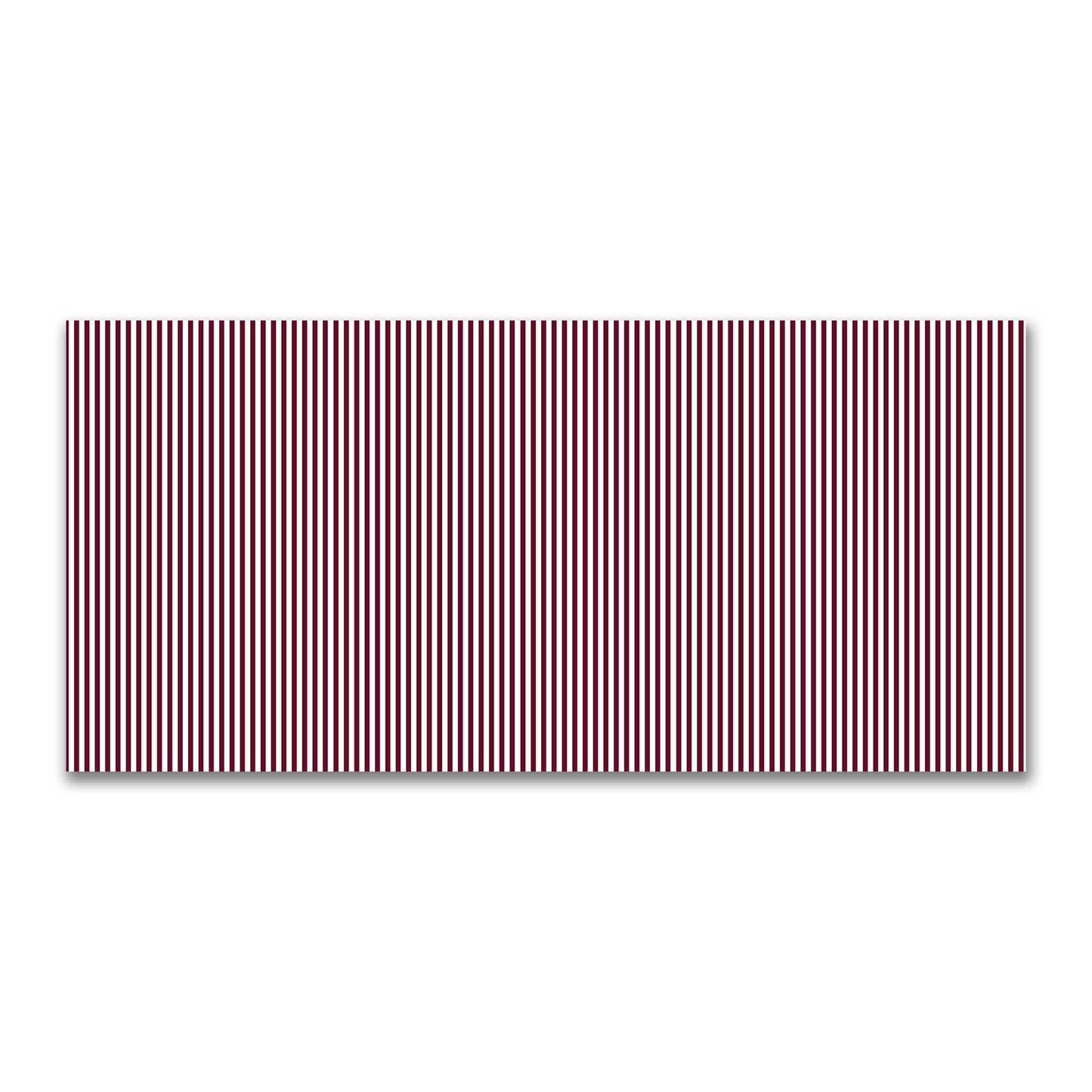 Off-White Cotton Canvas Fabric with Thin Burgundy Red Bars, FACC-1281-241