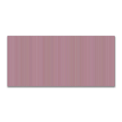 Off-White Cotton Canvas Fabric with Thin Burgundy Red Bars, FACC-1281-241