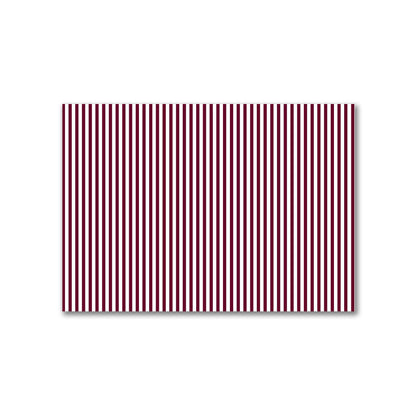 Off-White Cotton Canvas Fabric with Thin Burgundy Red Bars, FACC-1281-241