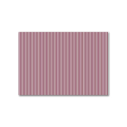 Off-White Cotton Canvas Fabric with Thin Burgundy Red Bars, FACC-1281-241