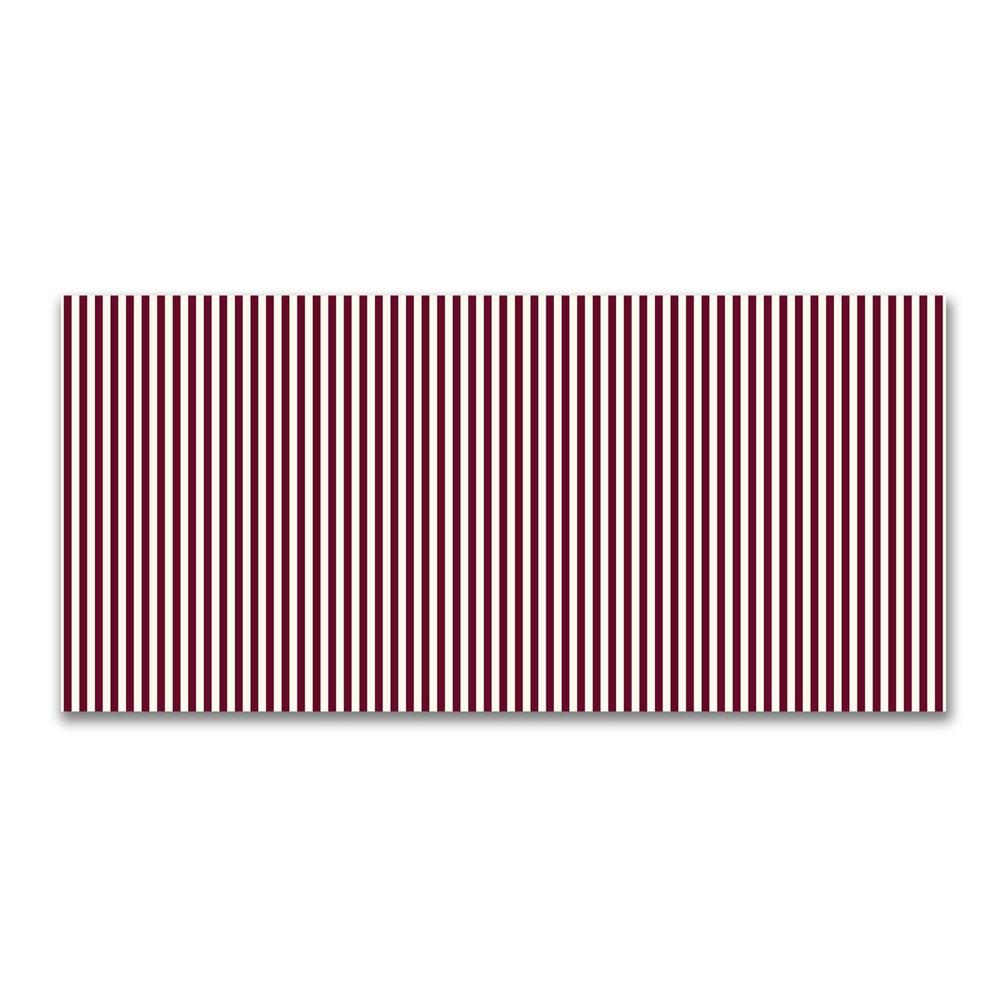 Cotton Canvas Fabric with Burgundy Red Bars on Pale Cream, FACC-1283-051
