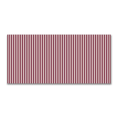 Cotton Canvas Fabric with Burgundy Red Bars on Pale Cream, FACC-1283-051