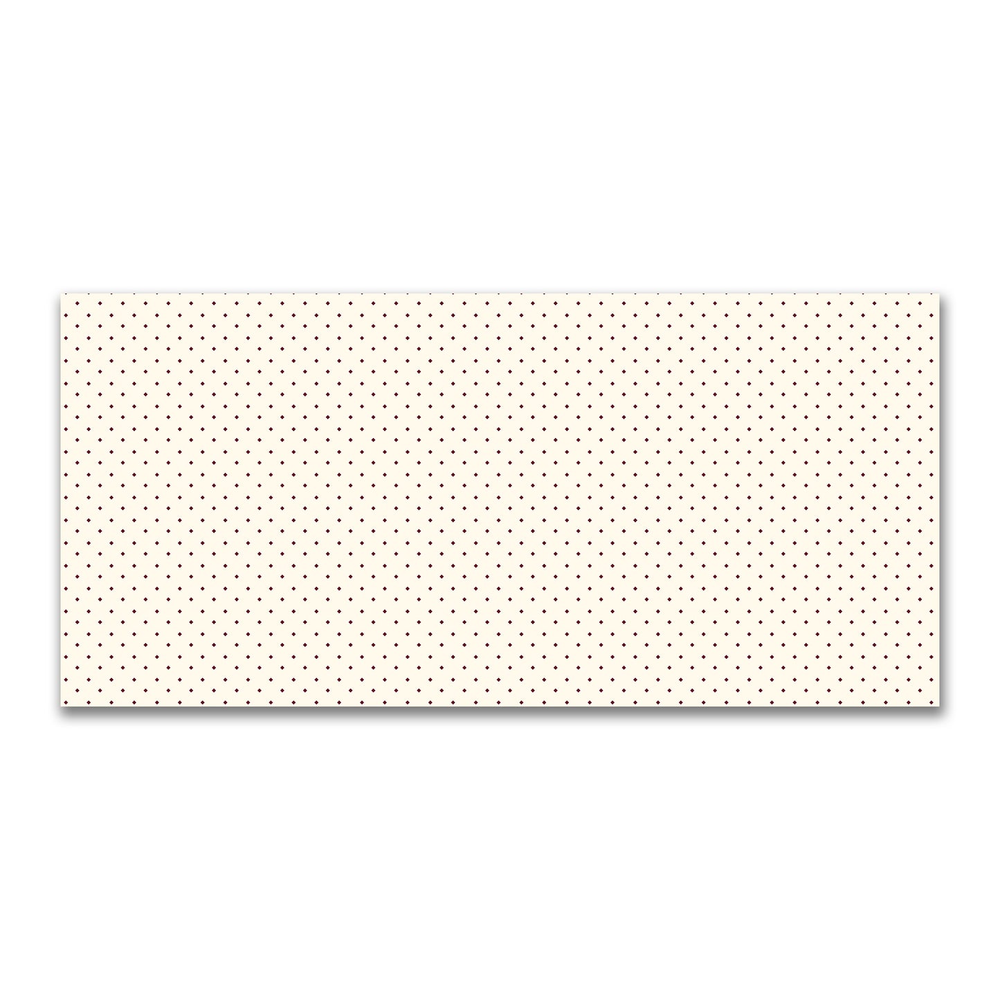 Cotton Canvas Fabric with Burgundy Red Diamonds on Pale Cream, FACC-1283-101