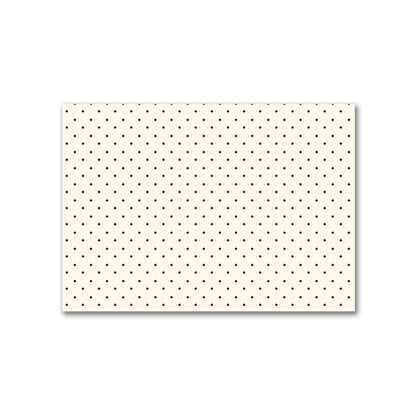 Cotton Canvas Fabric with Burgundy Red Diamonds on Pale Cream, FACC-1283-101
