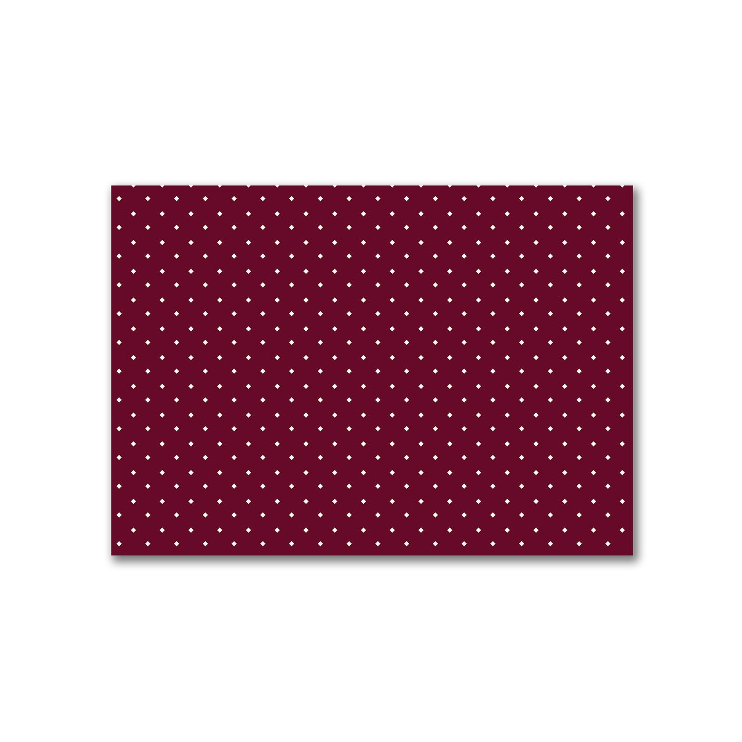 Cotton Canvas Fabric with Pale Cream Diamonds on Burgundy Red, FACC-1283-102