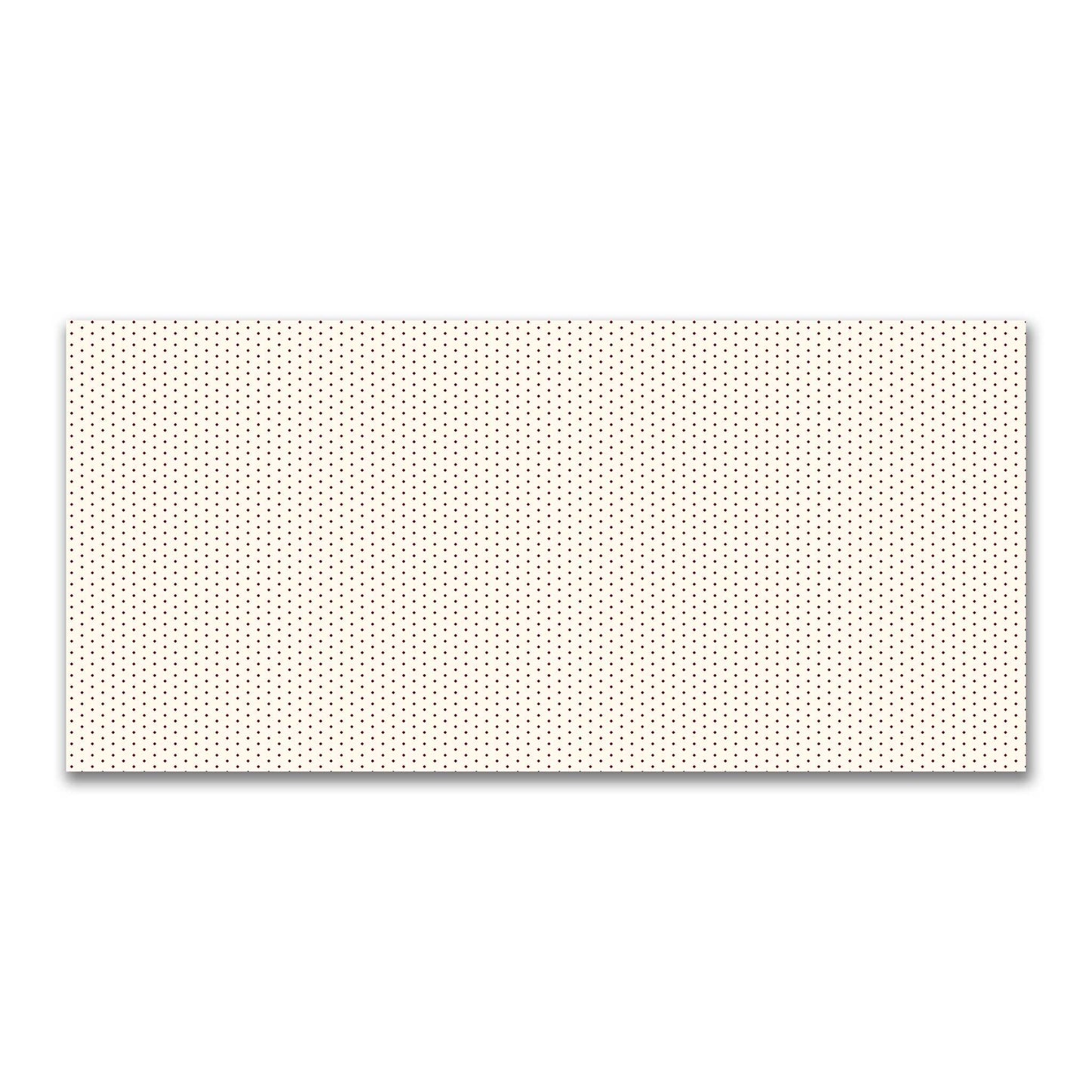 Cotton Canvas Fabric with Fine Burgundy Red Diamonds on Pale Cream, FACC-1283-111