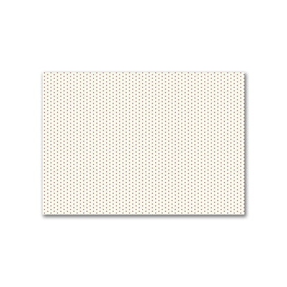 Cotton Canvas Fabric with Fine Burgundy Red Diamonds on Pale Cream, FACC-1283-111