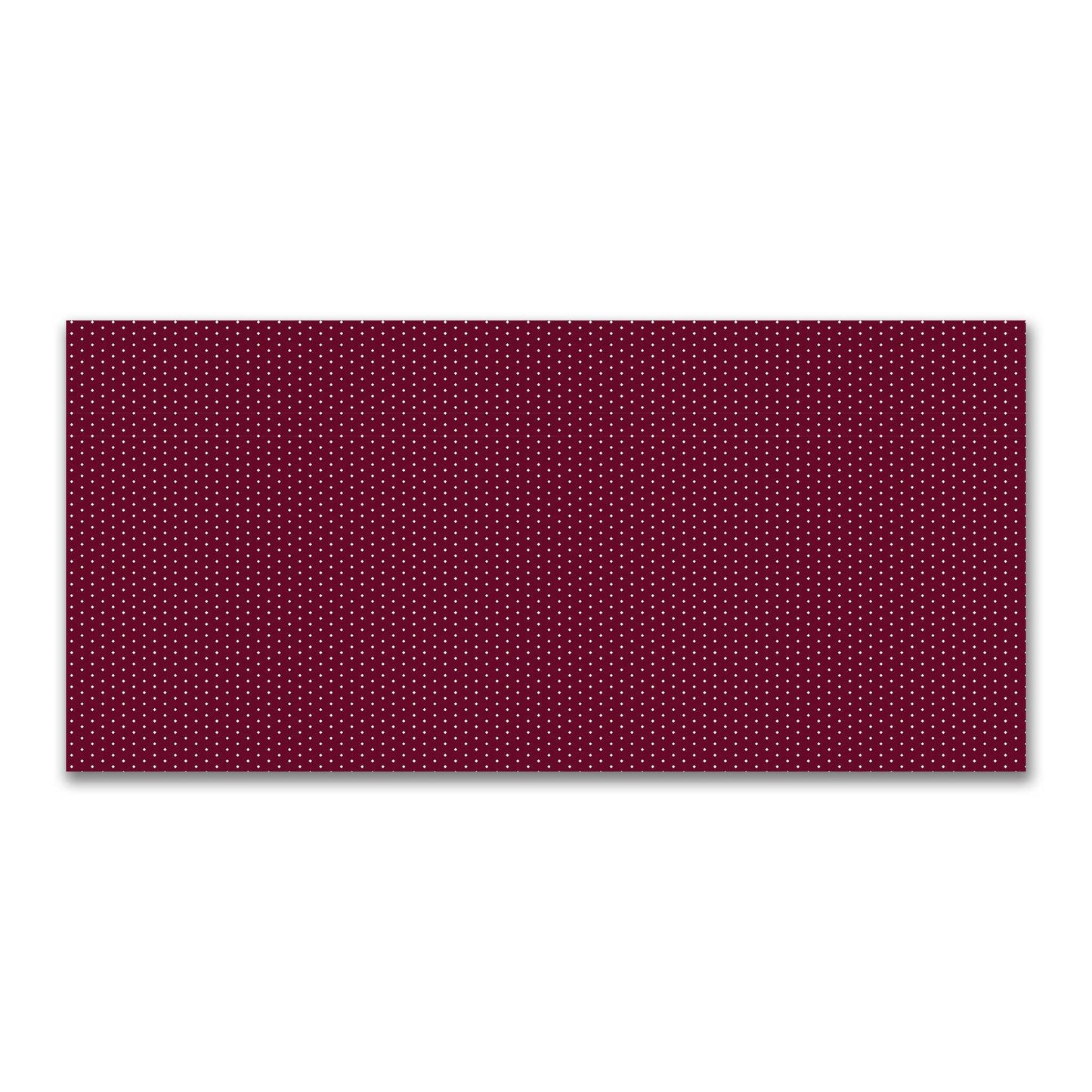 Cotton Canvas Fabric with Fine Pale Cream Diamonds on Burgundy Red, FACC-1283-112