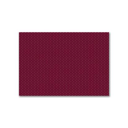 Cotton Canvas Fabric with Fine Pale Cream Diamonds on Burgundy Red, FACC-1283-112