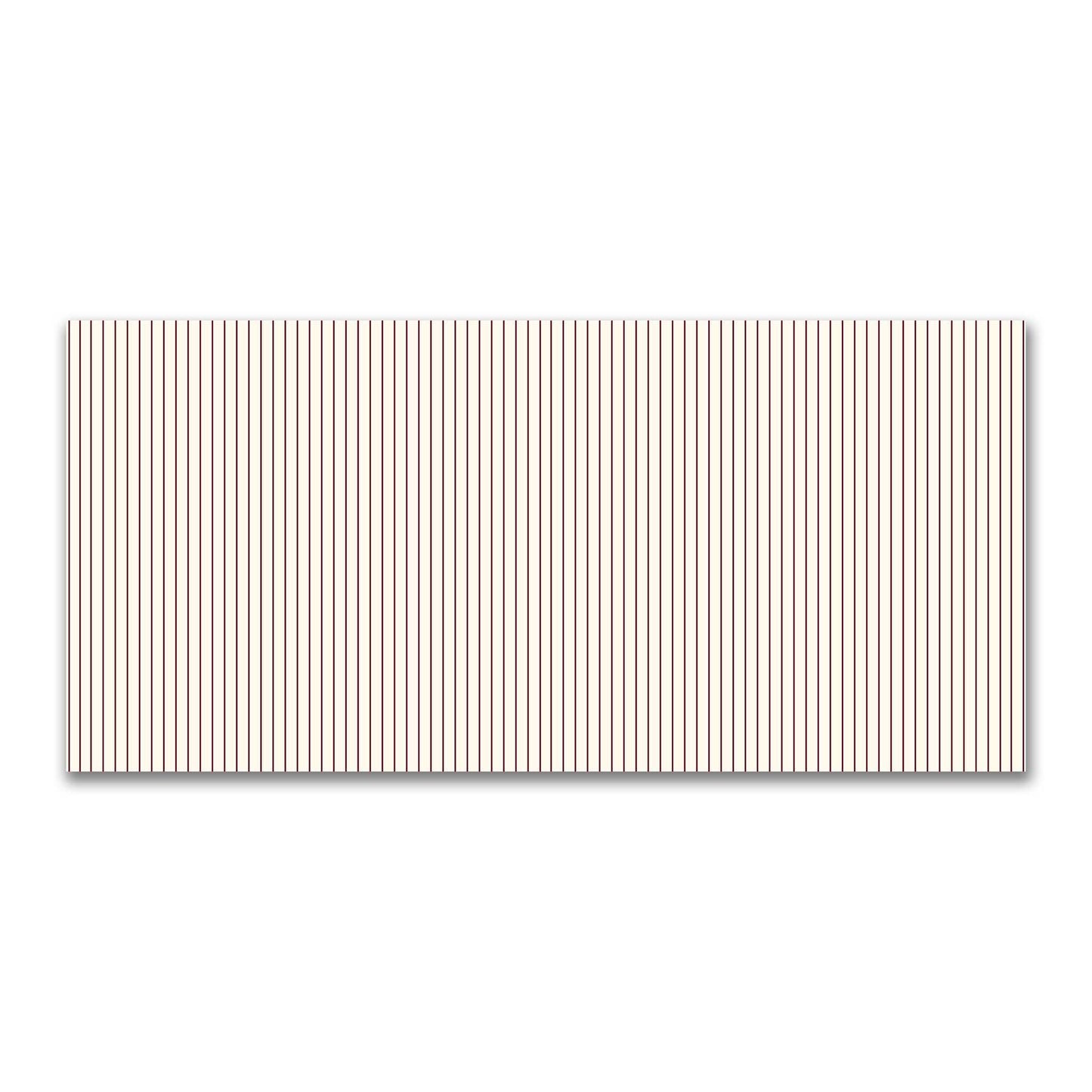 Cotton Canvas Fabric with Fine Burgundy Red Stripes on Pale Cream, FACC-1283-151