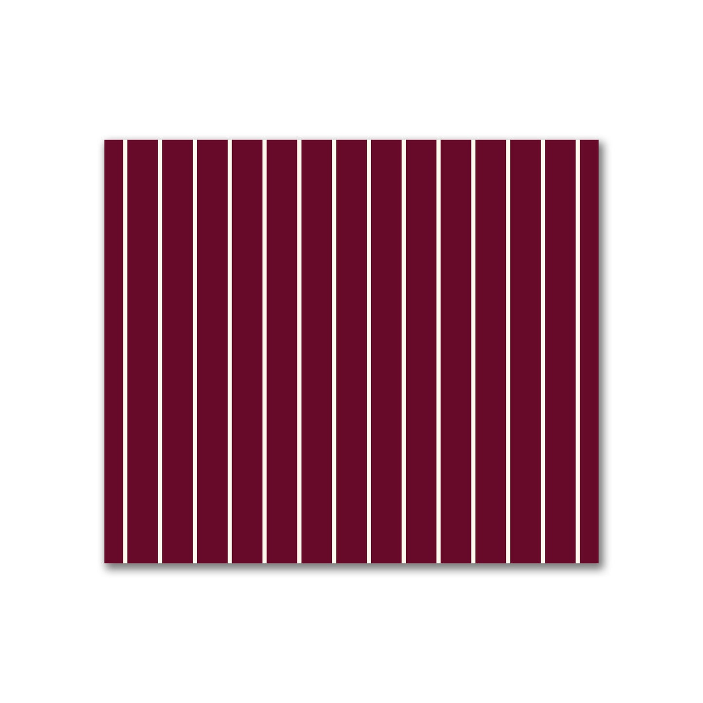 Cotton Canvas Fabric with Fine Pale Cream Stripes on Burgundy Red, FACC-1283-152