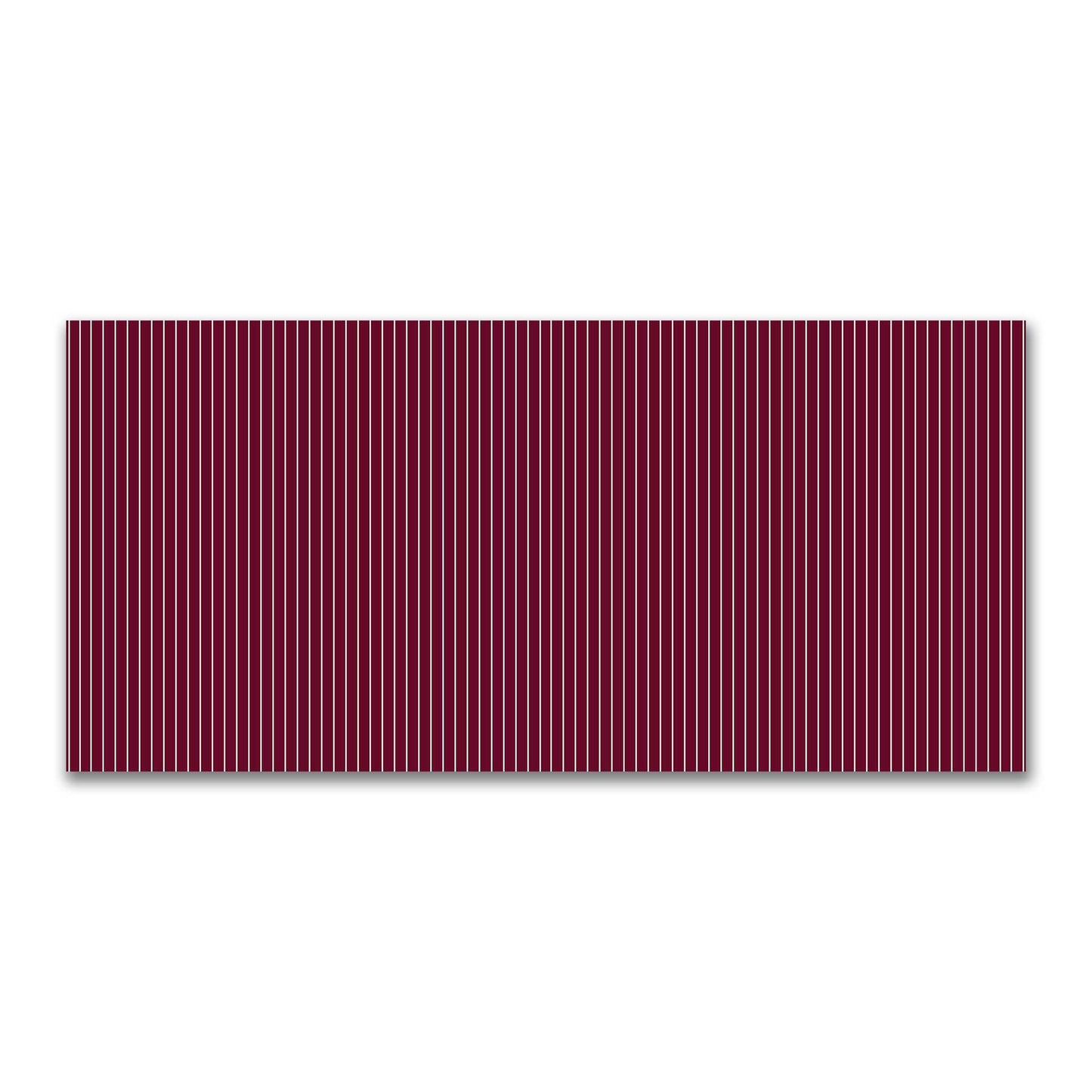 Cotton Canvas Fabric with Fine Pale Cream Stripes on Burgundy Red, FACC-1283-152