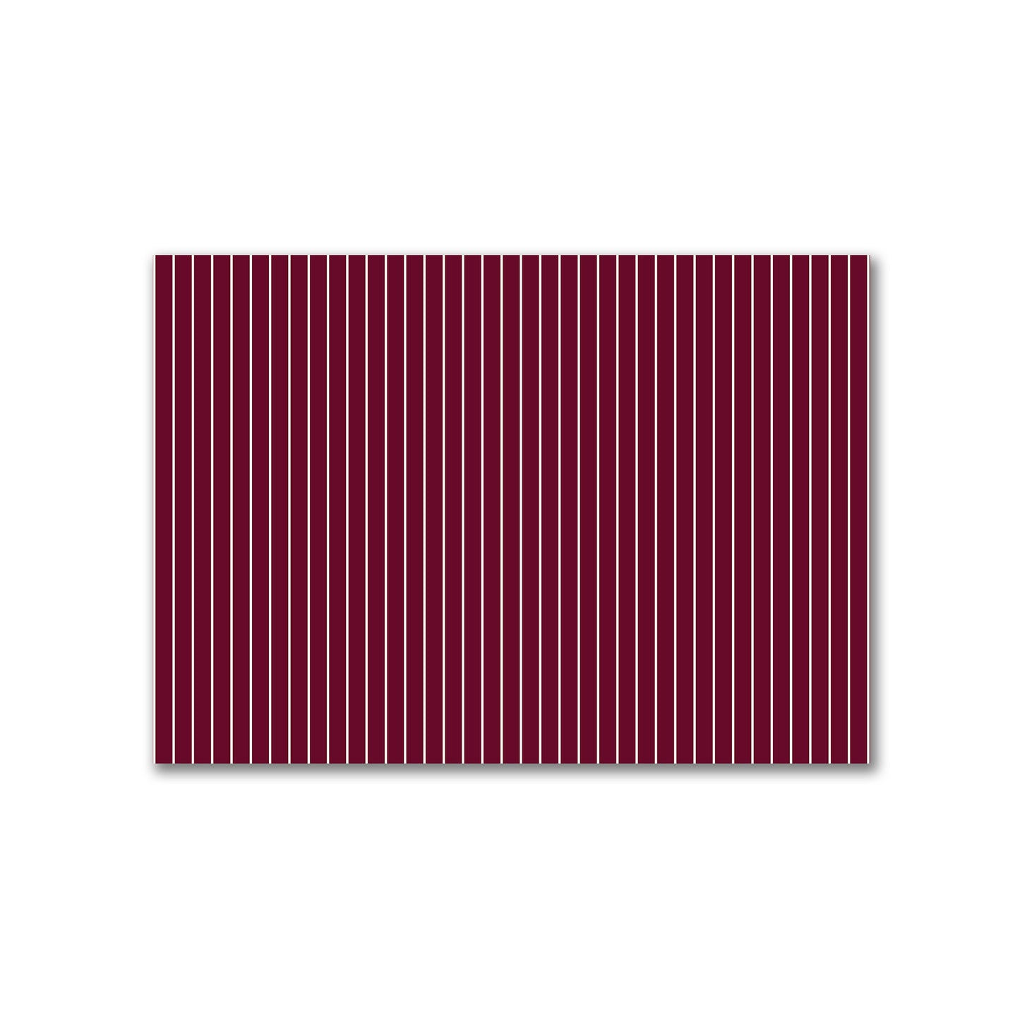 Cotton Canvas Fabric with Fine Pale Cream Stripes on Burgundy Red, FACC-1283-152