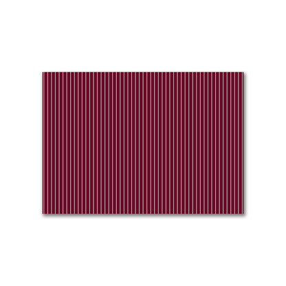 Cotton Canvas Fabric with Fine Pale Cream Stripes on Burgundy Red, FACC-1283-152