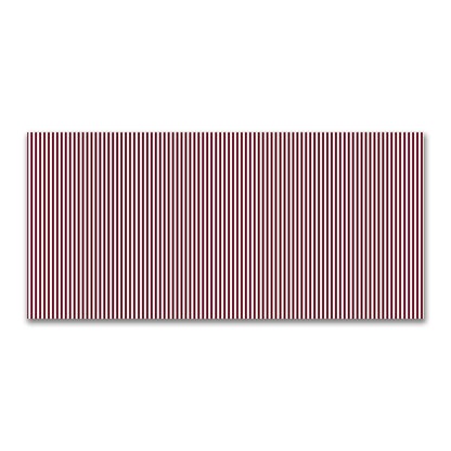 Cotton Canvas Fabric with Thin Burgundy Red Bars on Pale Cream, FACC-1283-241