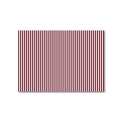 Cotton Canvas Fabric with Thin Burgundy Red Bars on Pale Cream, FACC-1283-241