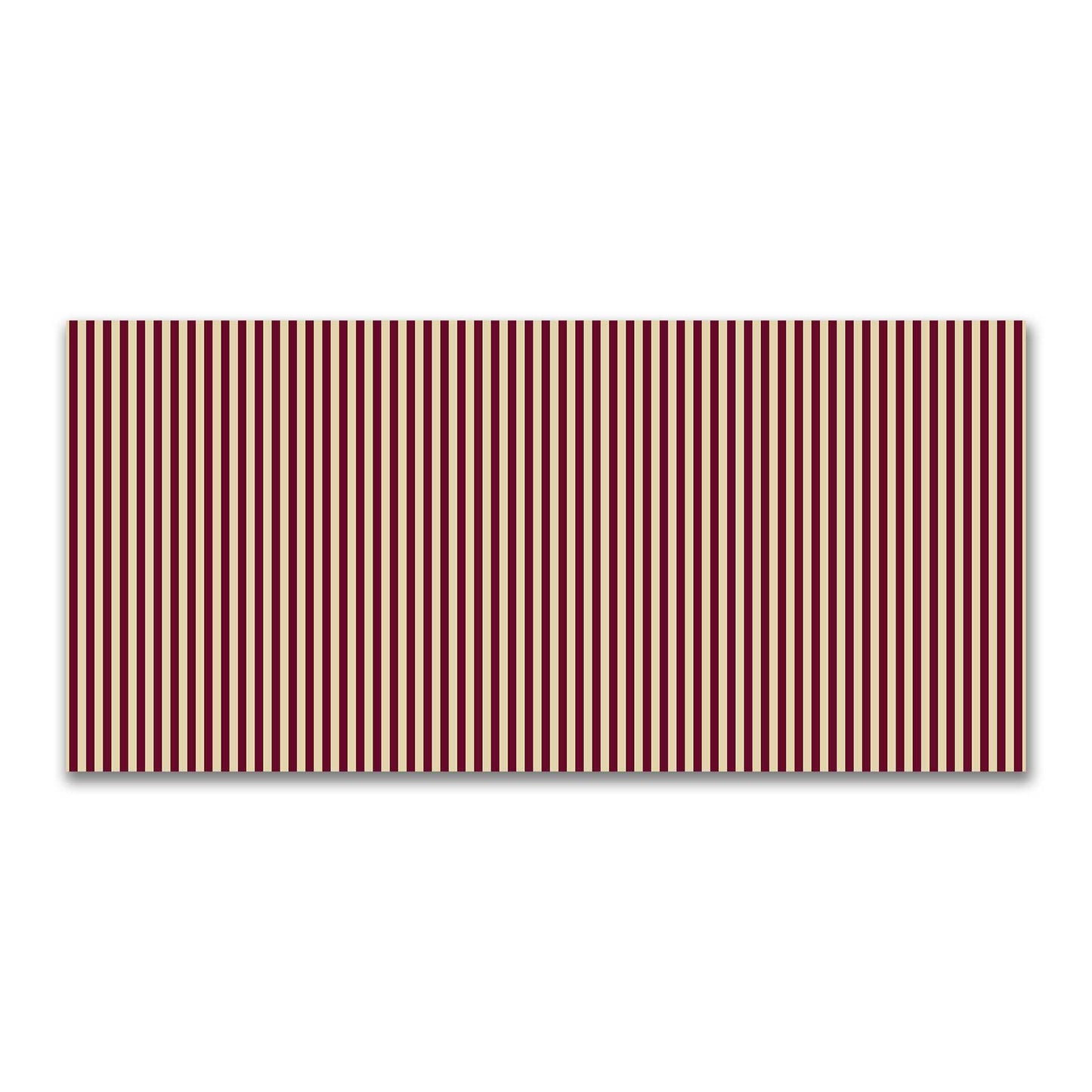Cotton Canvas Fabric with Burgundy Red Bars on Tan, FACC-1284-051