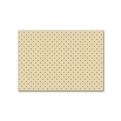 Cotton Canvas Fabric with Burgundy Red Diamonds on Tan, FACC-1284-101