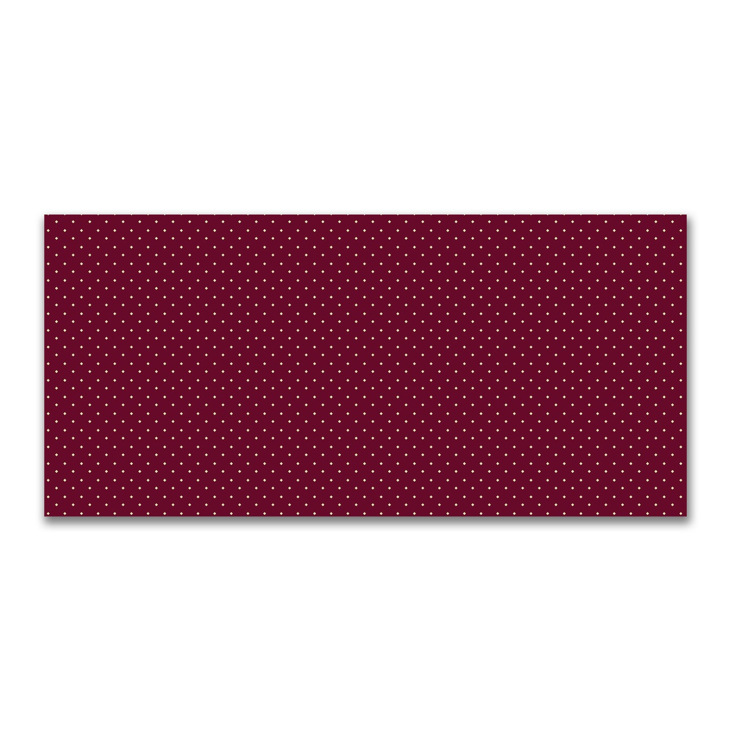 Cotton Canvas Fabric with Tan Diamonds on Burgundy Red, FACC-1284-102