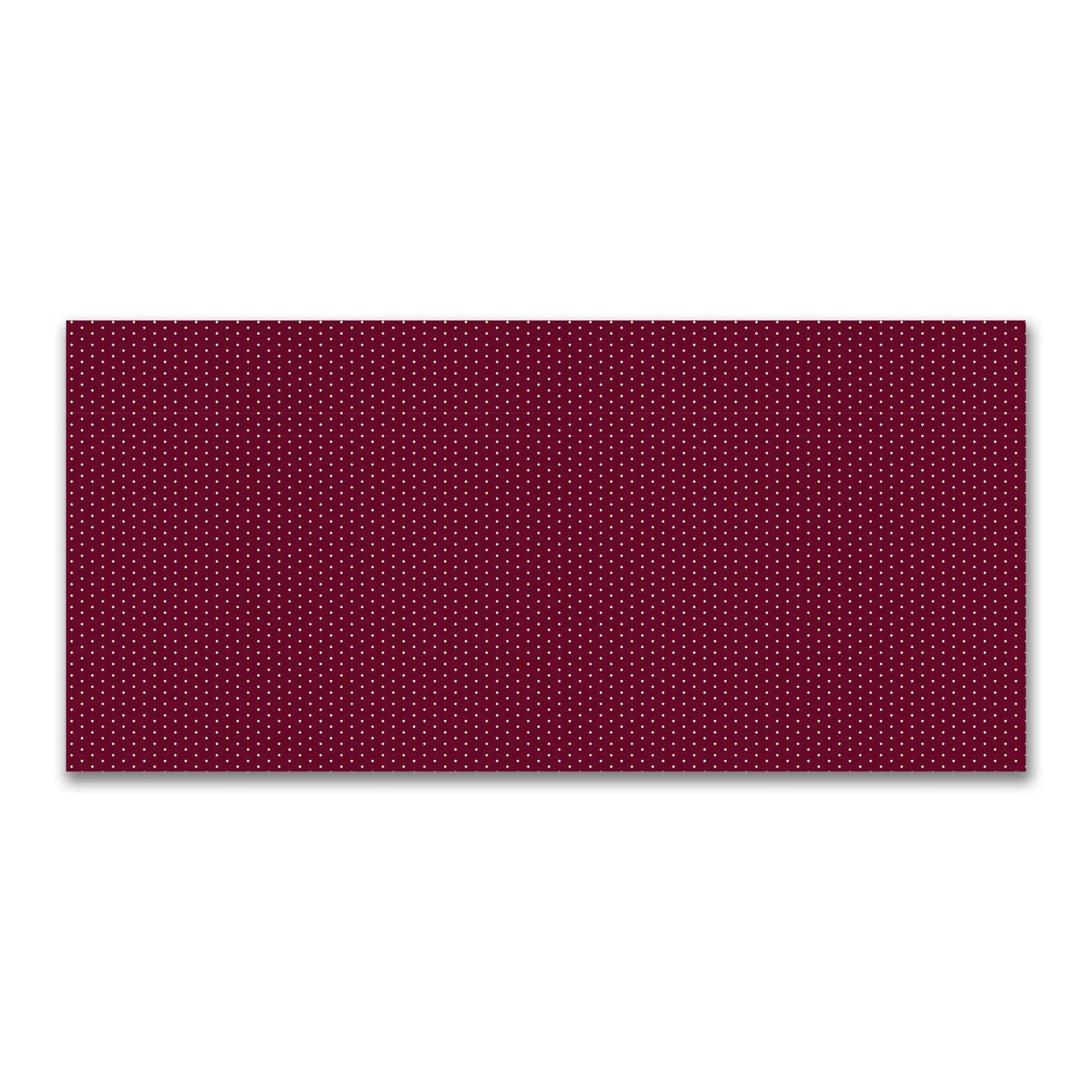 Cotton Canvas Fabric with Fine Tan Diamonds on Burgundy Red, FACC-1284-112