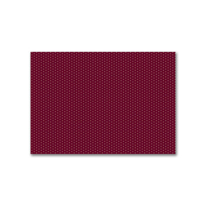 Cotton Canvas Fabric with Fine Tan Diamonds on Burgundy Red, FACC-1284-112