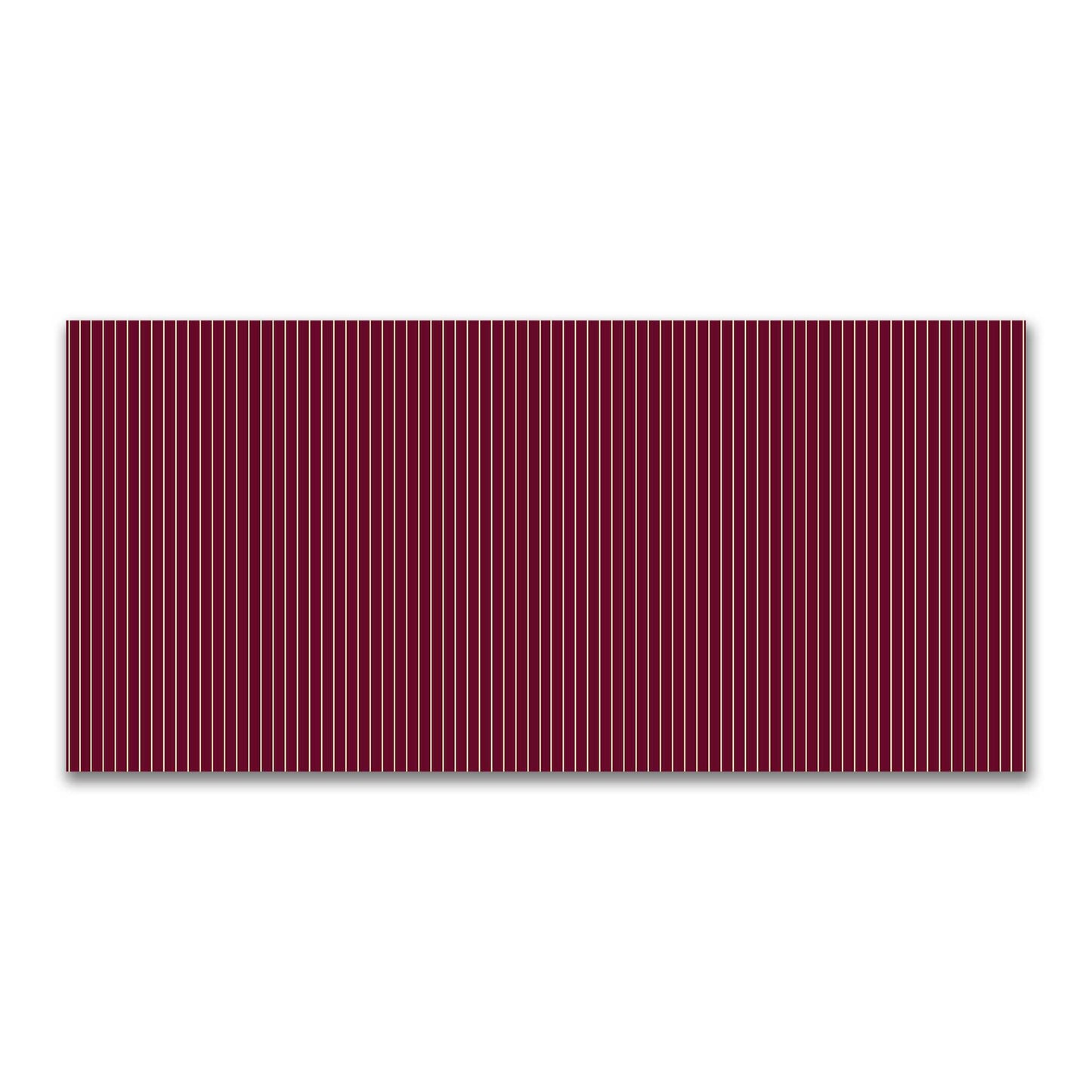 Cotton Canvas Fabric with Fine Tan Stripes on Burgundy Red, FACC-1284-152