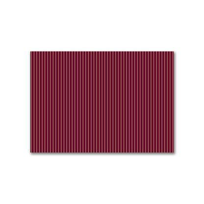 Cotton Canvas Fabric with Fine Tan Stripes on Burgundy Red, FACC-1284-152