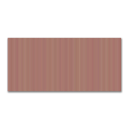 Cotton Canvas Fabric with Thin Burgundy Red Bars on Tan, FACC-1284-241