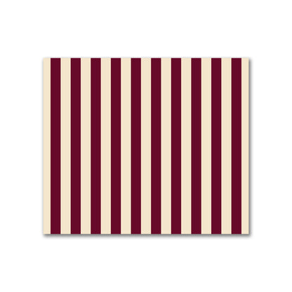 Cotton Canvas Fabric with Burgundy Red Bars on Beige, FACC-1285-051