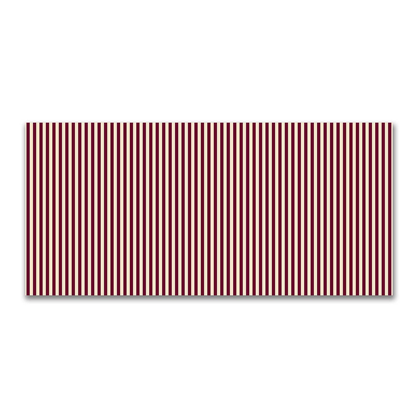 Cotton Canvas Fabric with Burgundy Red Bars on Beige, FACC-1285-051