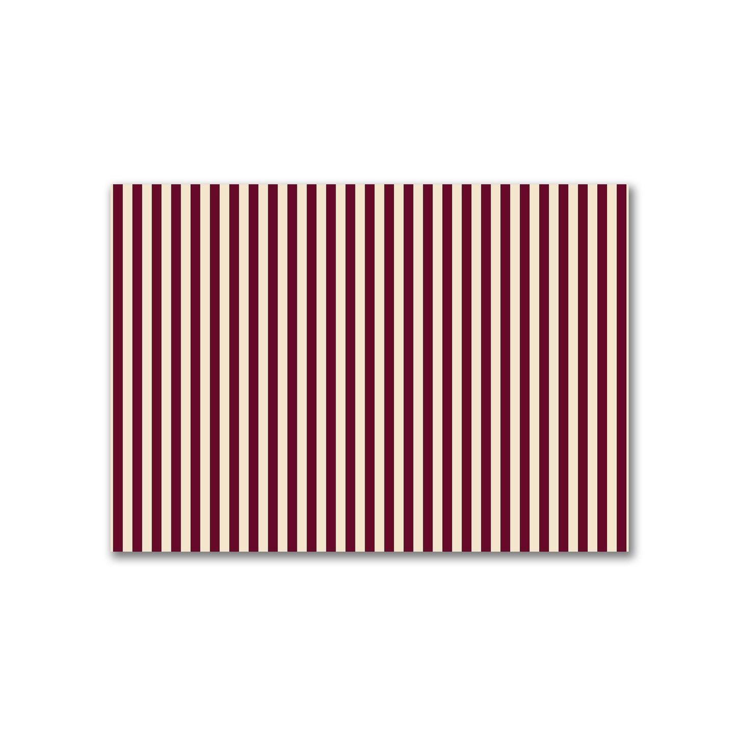 Cotton Canvas Fabric with Burgundy Red Bars on Beige, FACC-1285-051