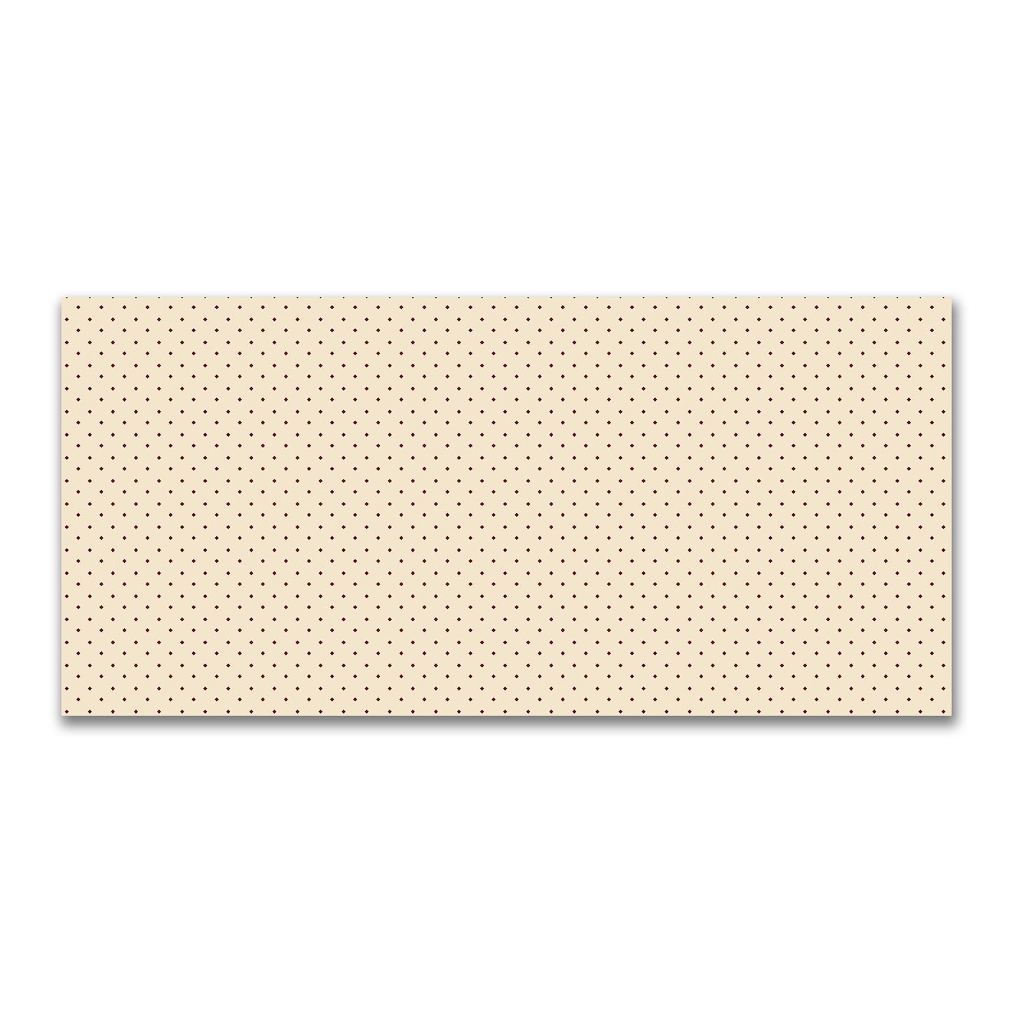 Cotton Canvas Fabric with Burgundy Red Diamonds on Beige, FACC-1285-101