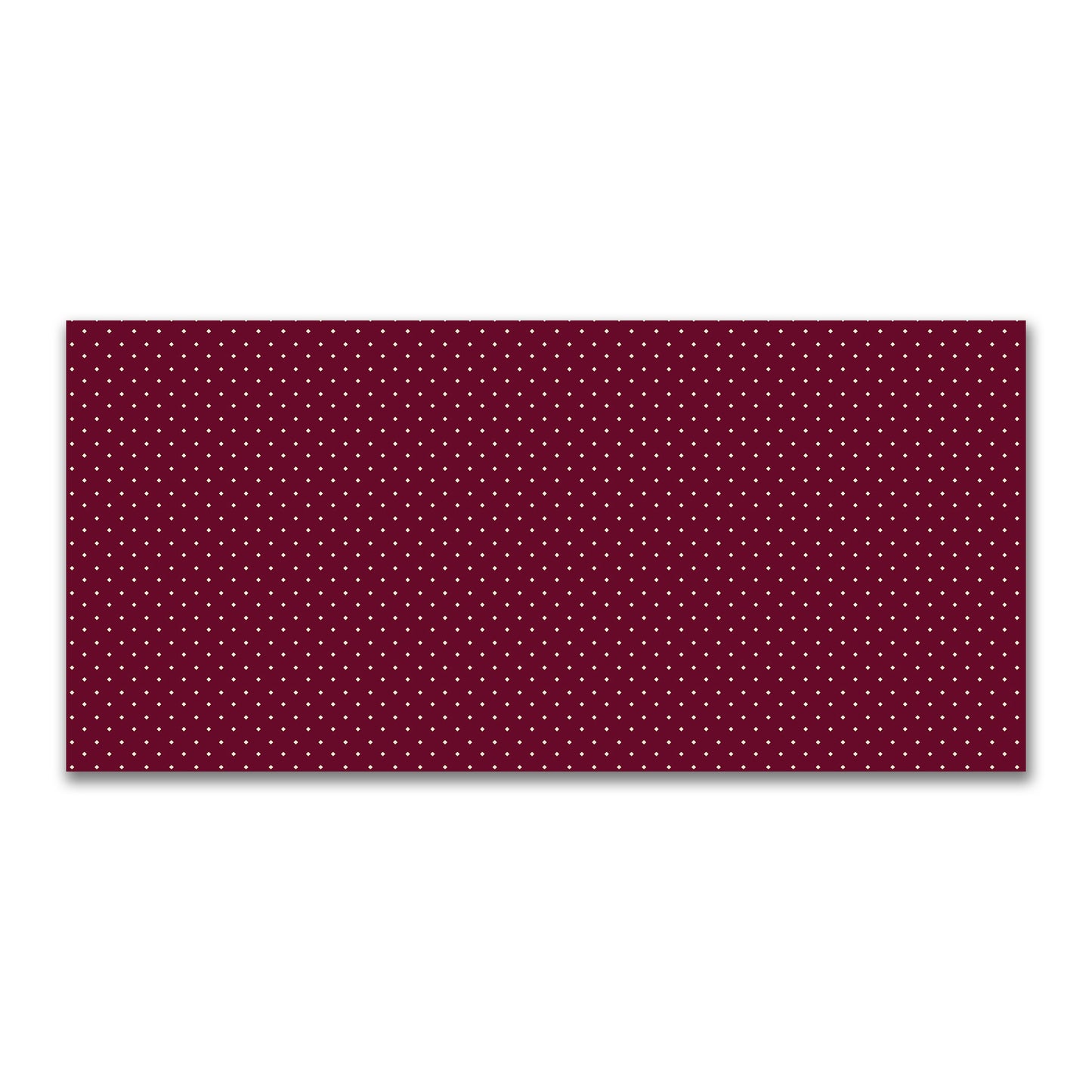 Cotton Canvas Fabric with Beige Diamonds on Burgundy Red, FACC-1285-102