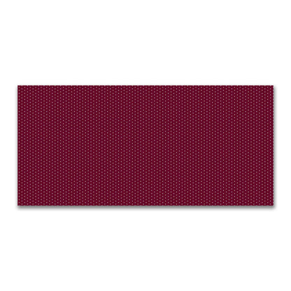 Cotton Canvas Fabric with Fine Beige Diamonds on Burgundy Red, FACC-1285-112