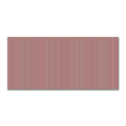 Cotton Canvas Fabric with Thin Burgundy Red Bars on Beige, FACC-1285-241