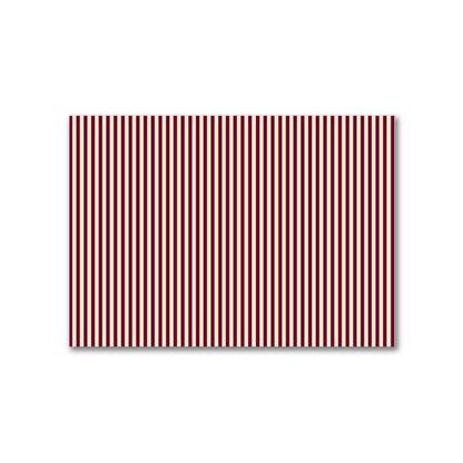 Cotton Canvas Fabric with Thin Burgundy Red Bars on Beige, FACC-1285-241