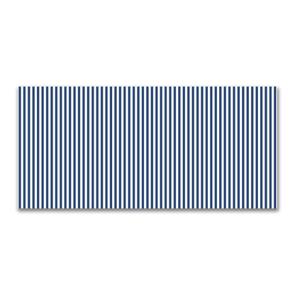 Off-White Cotton Canvas Fabric with Royal Blue Bars, FACC-1291-051