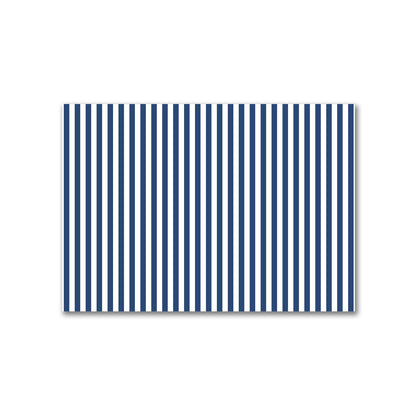 Off-White Cotton Canvas Fabric with Royal Blue Bars, FACC-1291-051