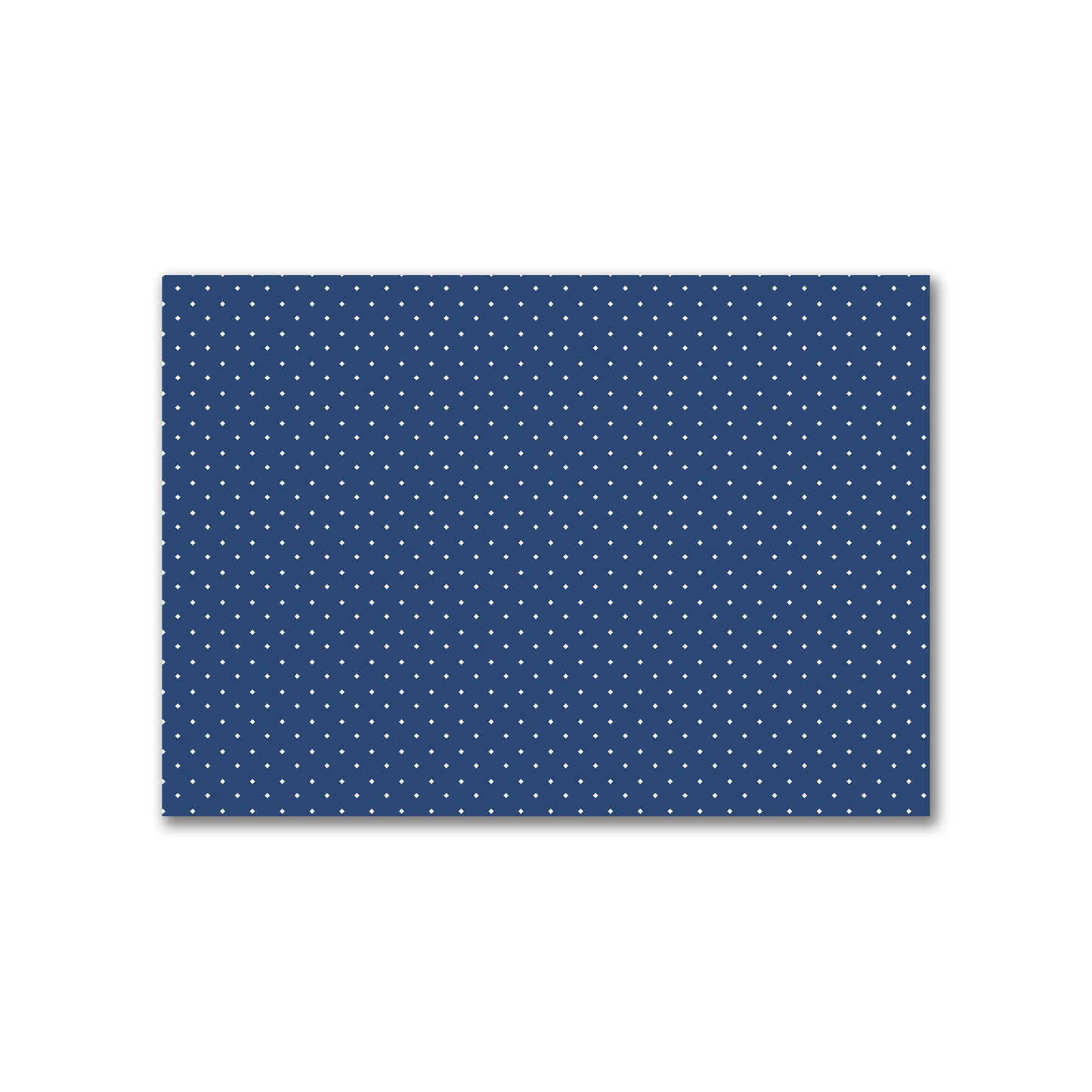 Cotton Canvas Fabric with Off-white Diamonds on Royal Blue, FACC-1291-102