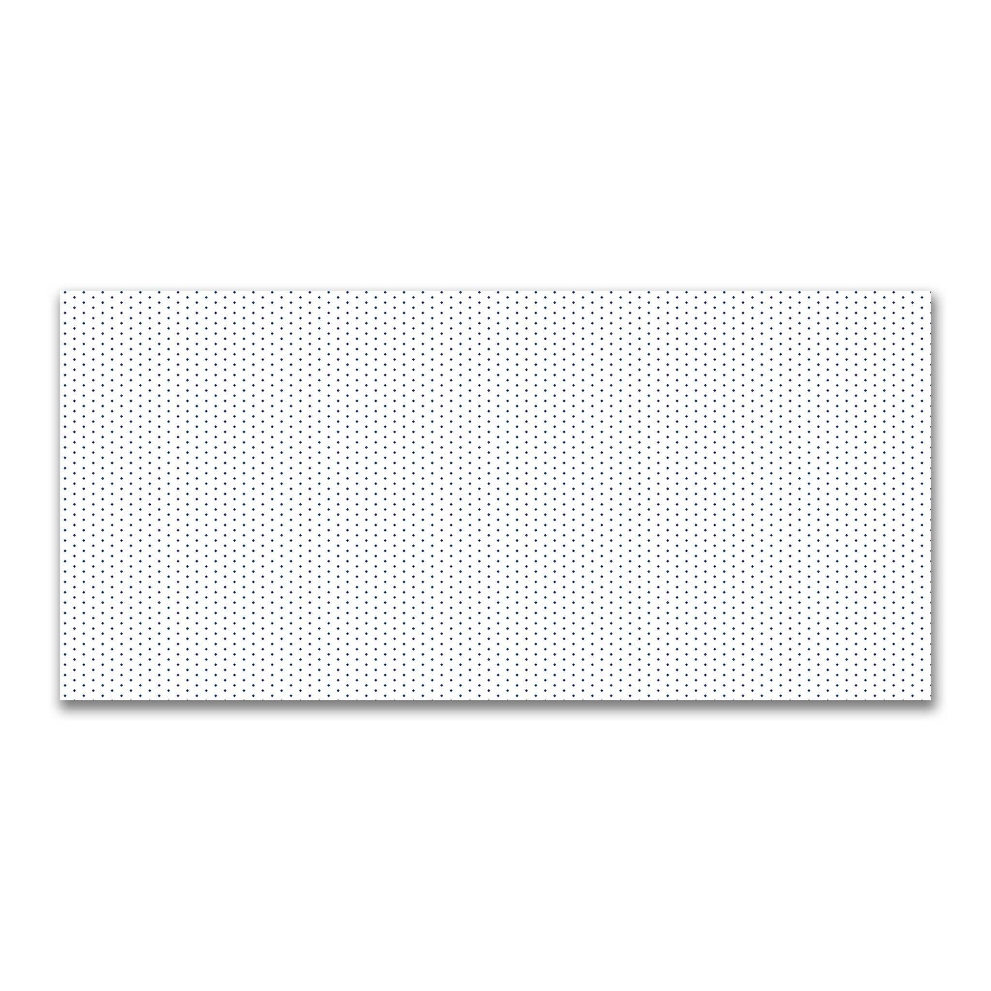 Off-White Cotton Canvas Fabric with Fine Royal Blue Diamonds, FACC-1291-111