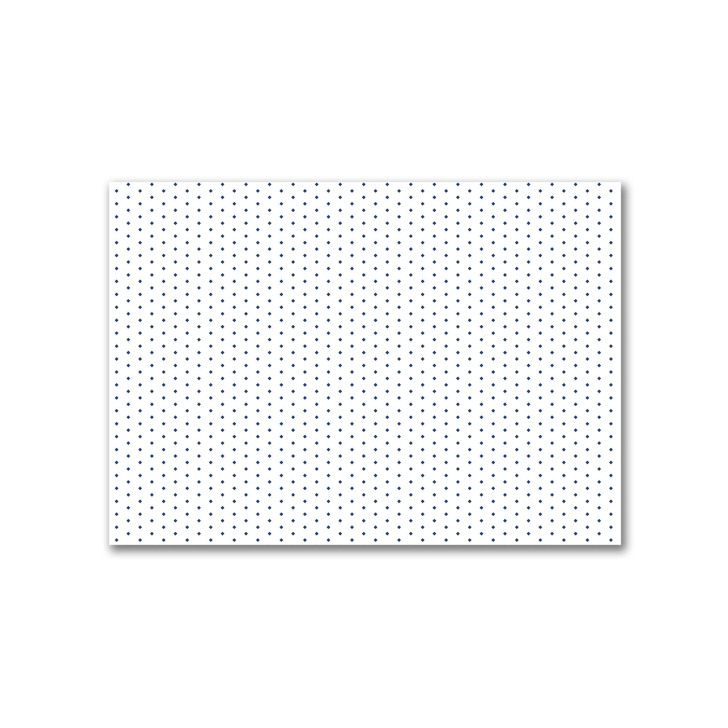 Off-White Cotton Canvas Fabric with Fine Royal Blue Diamonds, FACC-1291-111