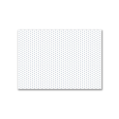 Off-White Cotton Canvas Fabric with Fine Royal Blue Diamonds, FACC-1291-111