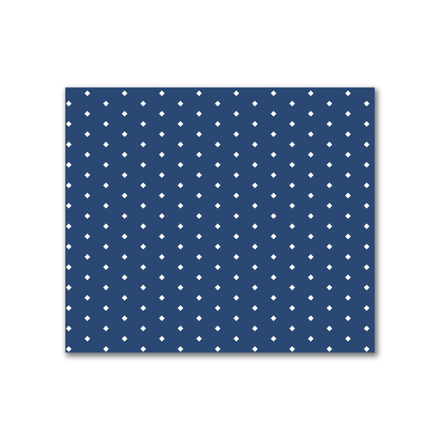 Cotton Canvas Fabric with Fine Off-white Diamonds on Royal Blue, FACC-1291-112