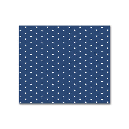 Cotton Canvas Fabric with Fine Off-white Diamonds on Royal Blue, FACC-1291-112