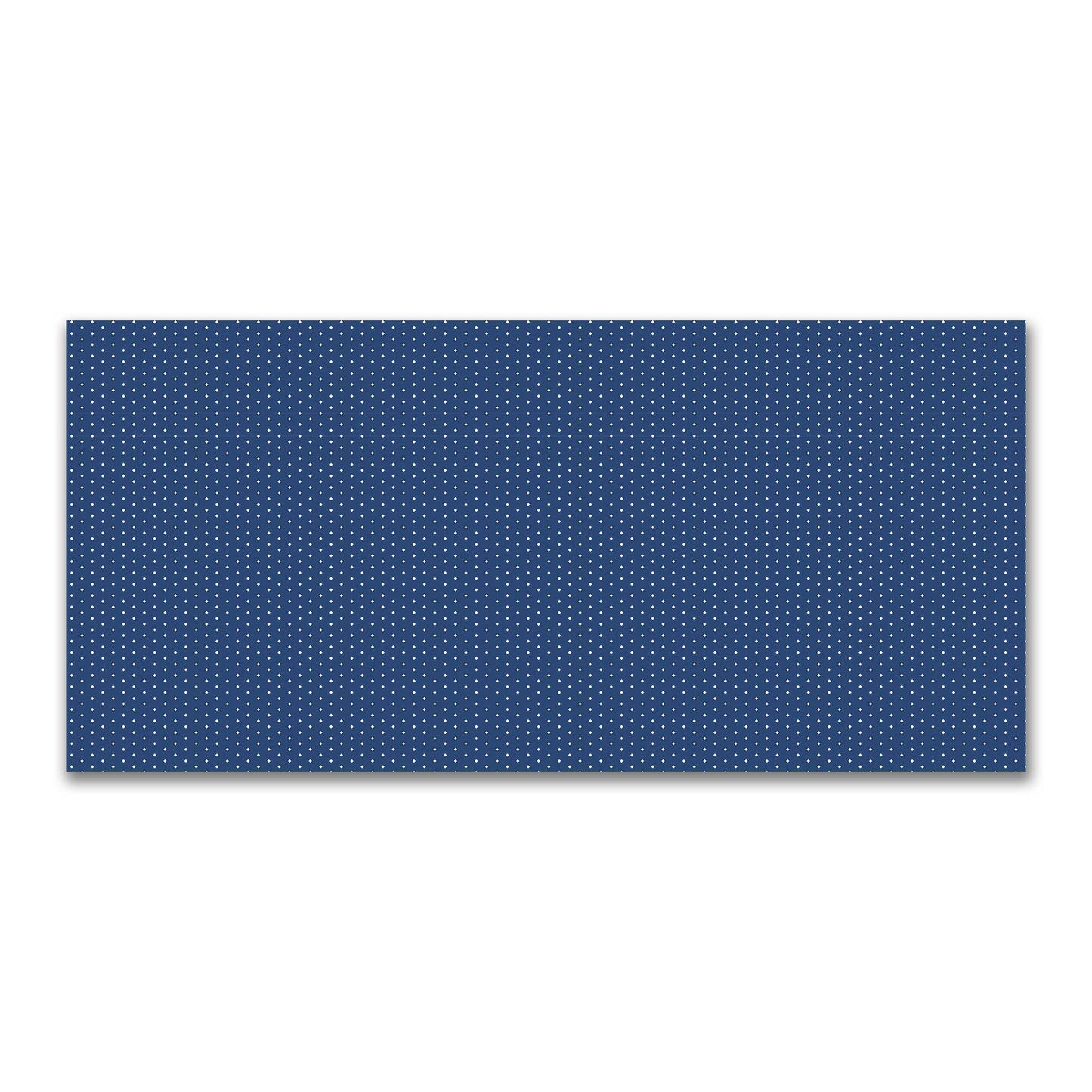 Cotton Canvas Fabric with Fine Off-white Diamonds on Royal Blue, FACC-1291-112